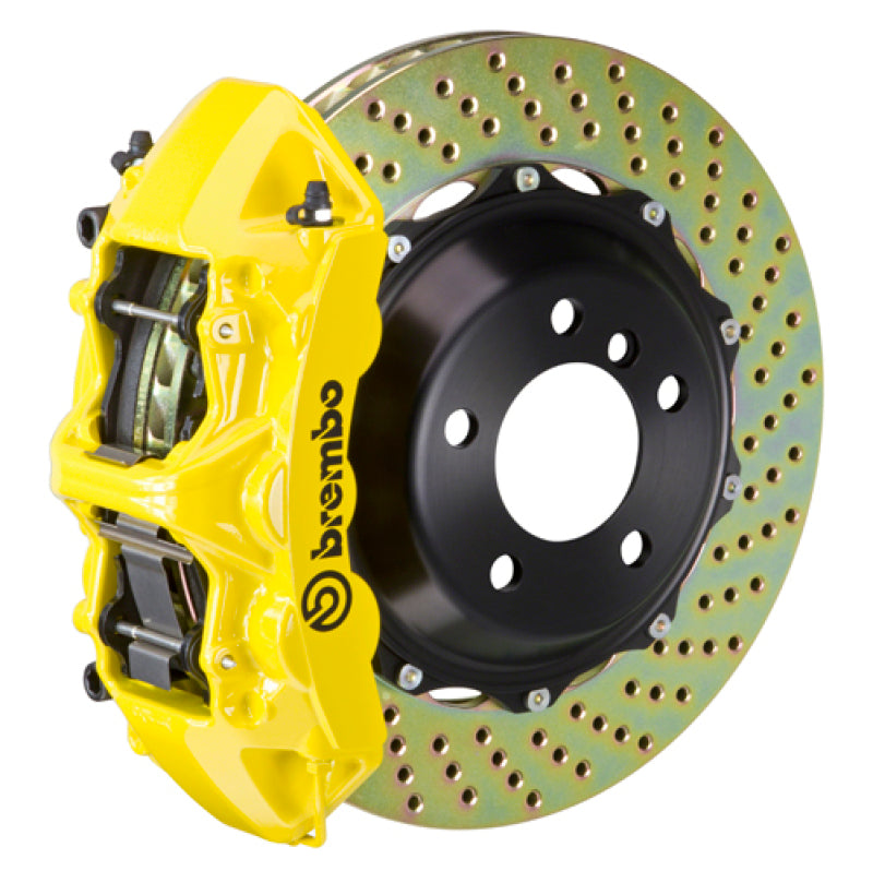 Brembo 12-16 FR-S (ZN6) Front BBK 6 Piston Cast 2pc 355x32 2pc Drilled Rotor - Yellow 1M1.8047A5