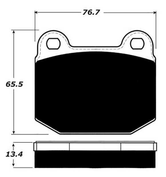 Porterfield Brake Pads for 1999 LOTUS ELISE