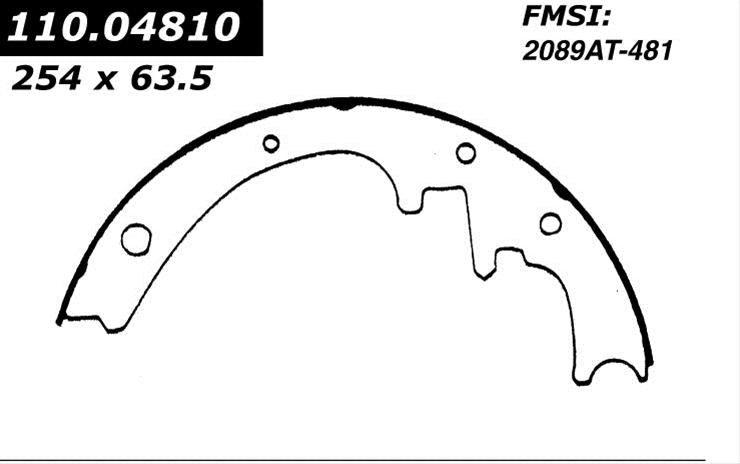 Porterfield Brake Shoes for 1980 LINCOLN CONTINENTAL