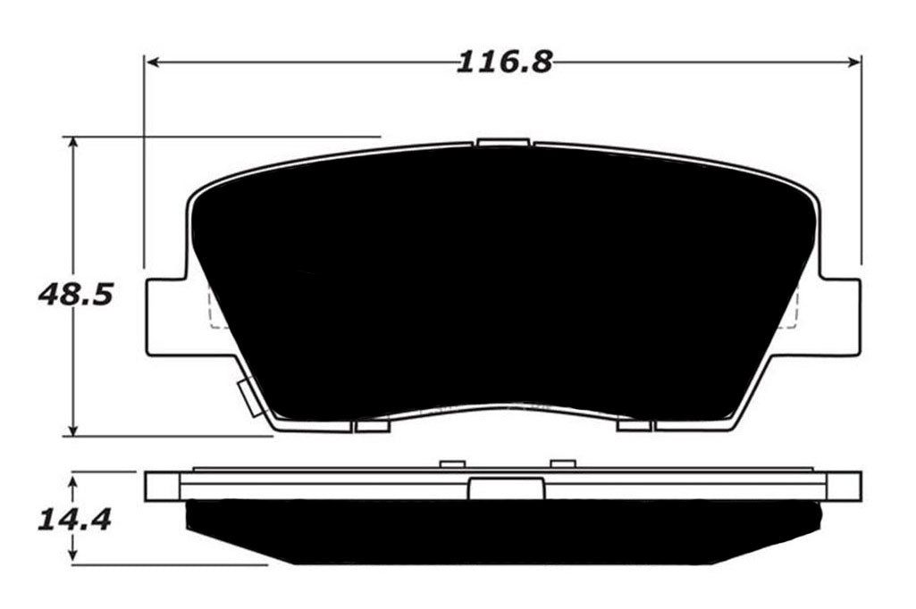 Porterfield Brake Pads for 2018 KIA STINGER