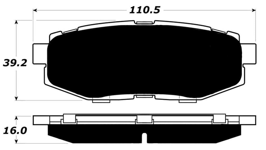 Porterfield Brake Pads for 2012 SUBARU OUTBACK WAGON 3.6R