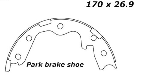 Porterfield Brake Shoes for 1992 NISSAN 300ZX Turbo