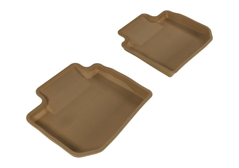 3D MAXpider 2012-2019 Subaru Impreza/XV Crosstrek/WRX/Sti Kagu 2nd Row Floormats - Tan L1SB00821502