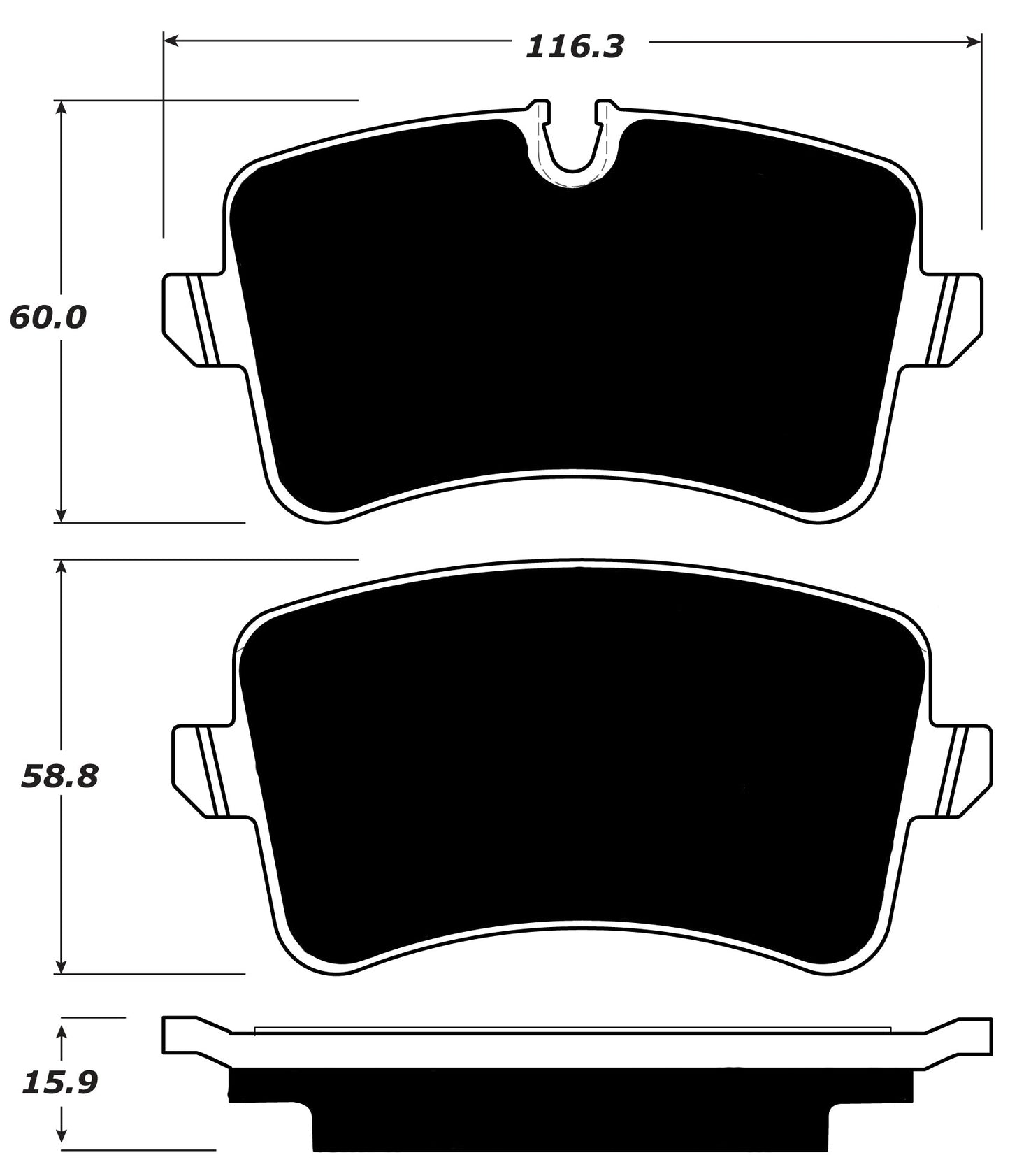 Porterfield Brake Pads for 2013 AUDI S8 - w/Iron Discs