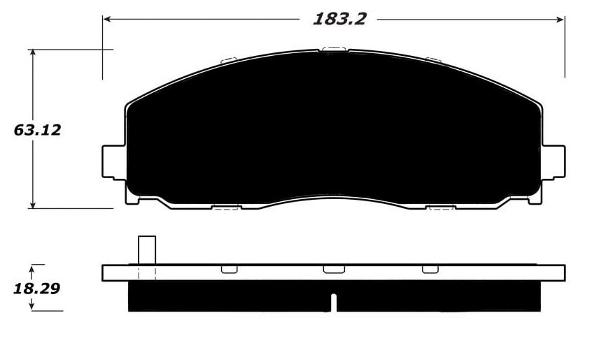 Porterfield Brake Pads for 2014 DODGE JOURNEY