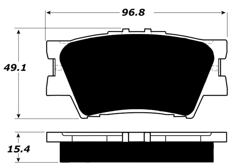 Porterfield Brake Pads for 2011 TOYOTA CAMRY
