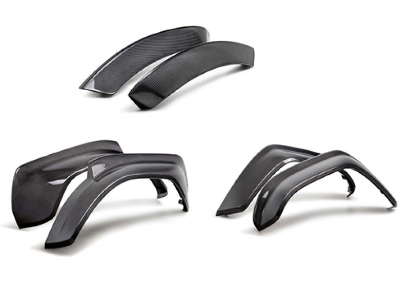 Ford Racing 22-24 Bronco Raptor Carbon Fiber Fender Flare Set - Gloss Finish M-16268-BG