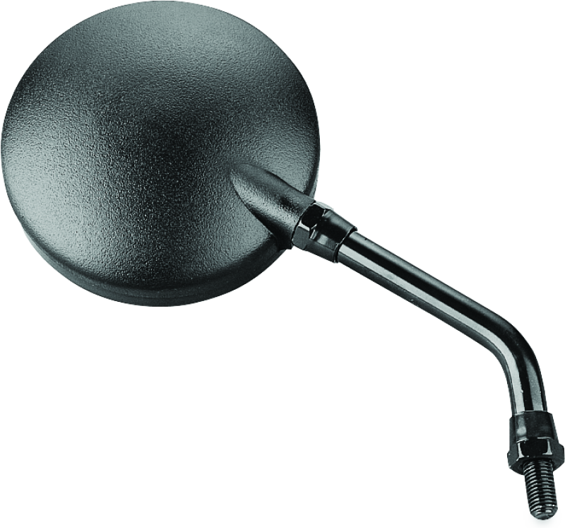 BikeMaster Round Mirror 6in Stem -10mm - Black 600040