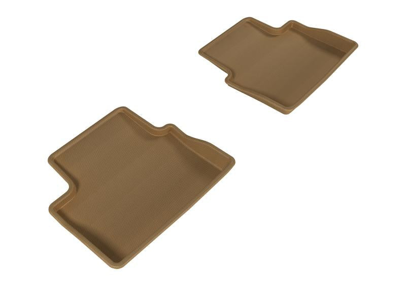 3D MAXpider 2013-2015 Chevrolet Malibu Kagu 2nd Row Floormats - Tan L1CH06321502