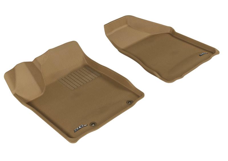 3D MAXpider 2003-2007 Nissan Murano Kagu 1st Row Floormat - Tan L1NS01711502