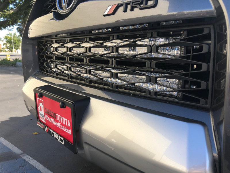 Cali Raised LED Cali Raised 14-24 Toyota 4Runner 32In Hidden Grille LED Light Bar Brackets - Combo Beam w/ LED Bar CR2475