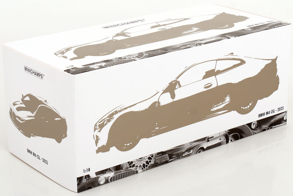 Minichamps 2022 BMW M4 CSL Coupe (G82) White 1:18