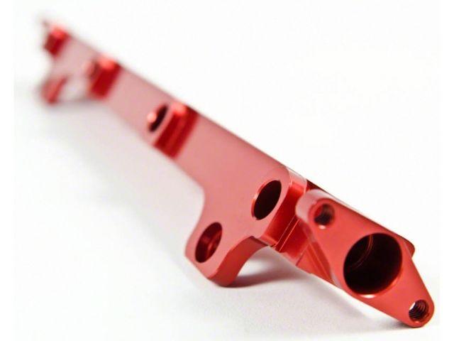 Agency Power Red High Flow Fuel Rail - 03-05 Mitsubishi EVO VIII MR
