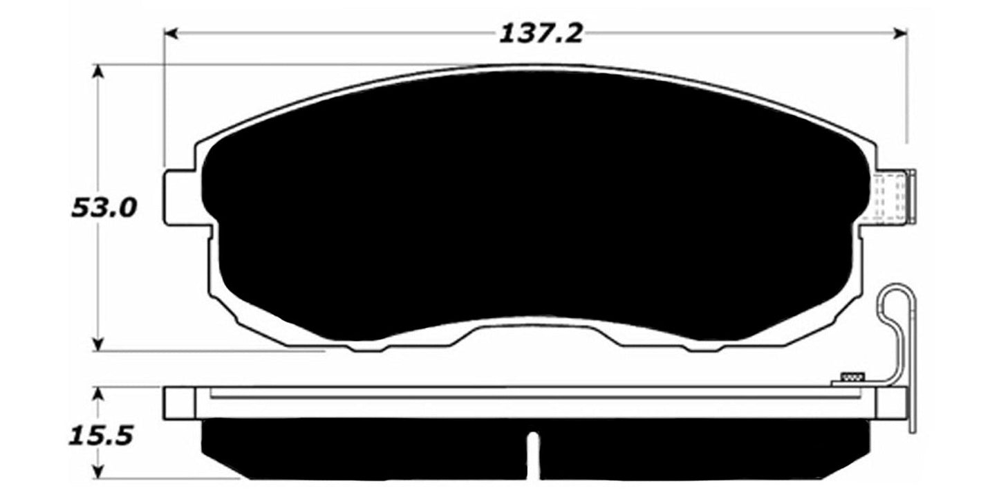 Porterfield Brake Pads for 2012 NISSAN SENTRA CVT