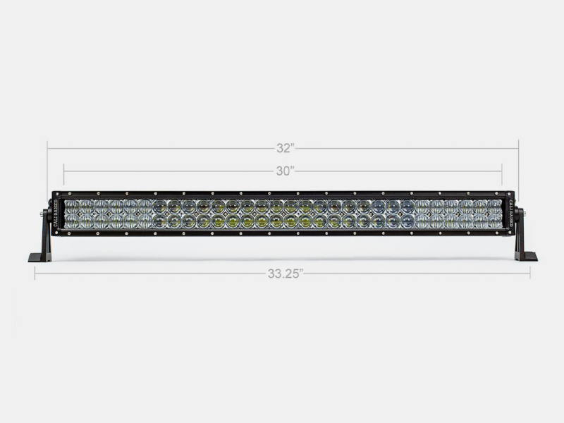 Cali Raised LED Cali Raised 16-23 Tacoma Stealth Bumper Second 32In Light Bar With Relocation Mounts - Combo CR4064