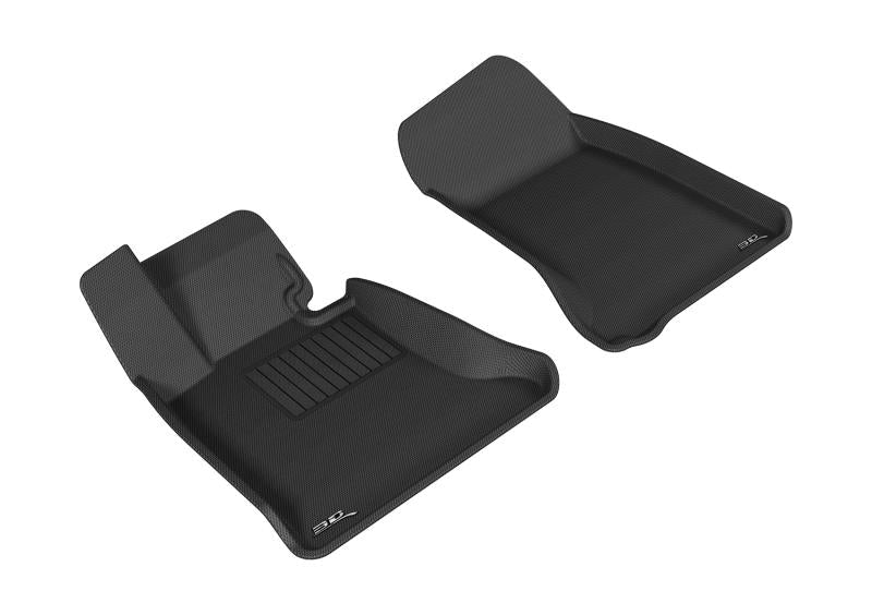 3D MAXpider 2004-2010 BMW 5 Series E60 Kagu 1st Row Floormat - Gray L1BM05011501