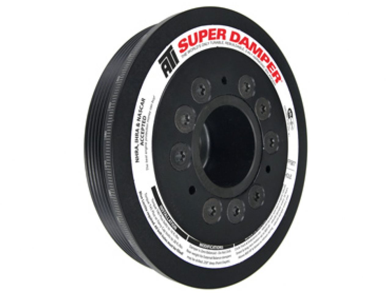ATI Performance Products Damper - 6.75 - Al - (2) 4 Serp Grv - Mitsu. Eclipse 4g63 24 Th 3/8