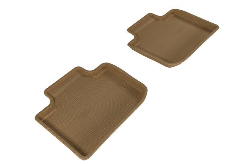 3D MAXpider 2014-2020 Lexus IS Kagu 2nd Row Floormats - Tan L1LX03421502