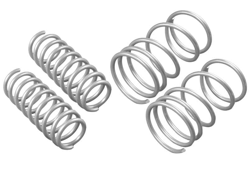 Whiteline F and R Coil Springs - lowered