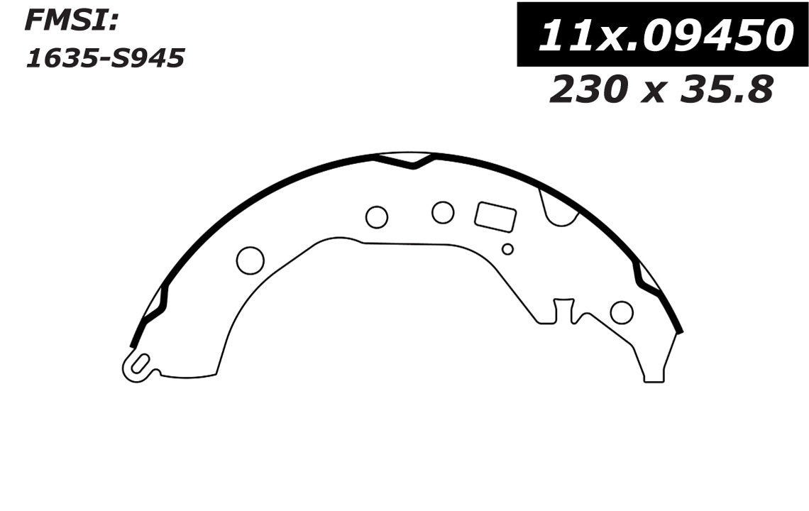 Porterfield Brake Shoes for 2009 SCION xD