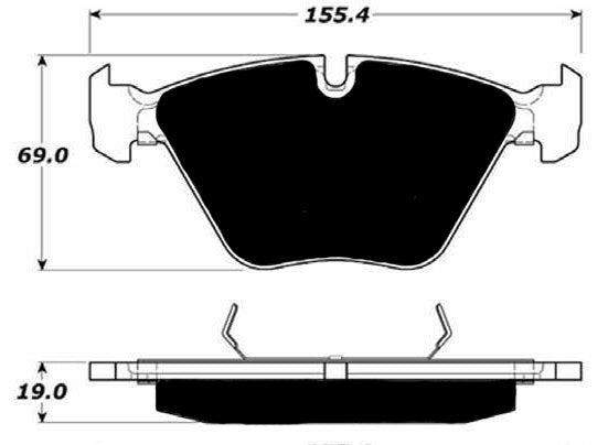 Porterfield Brake Pads for 2015 BMW Z4 35is