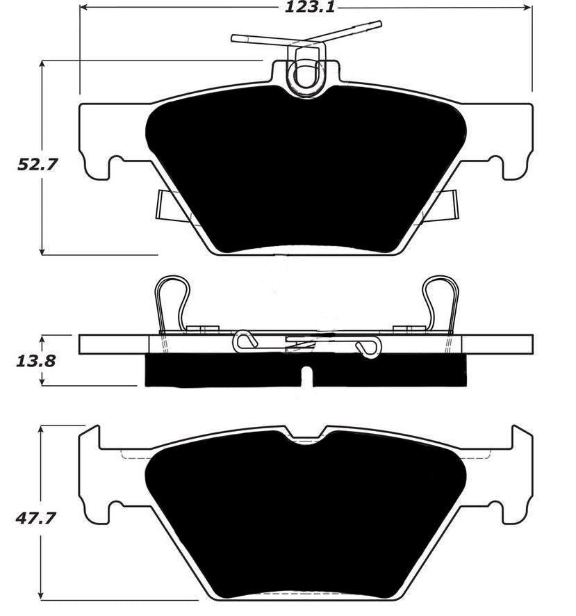 Porterfield Brake Pads for 2015 SUBARU OUTBACK