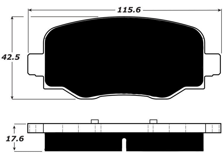 Porterfield Brake Pads for 2016 JEEP RENEGADE