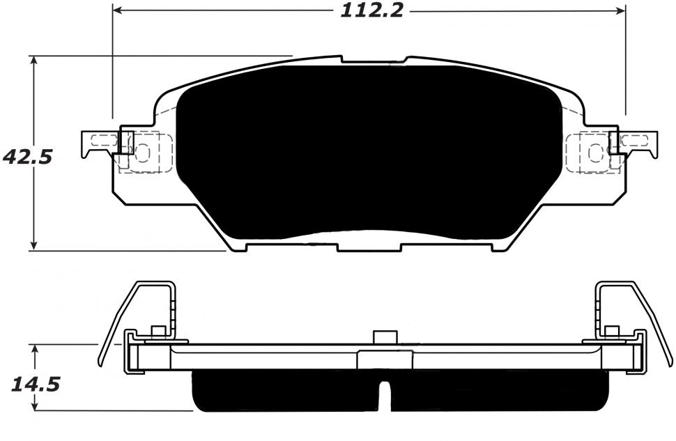Porterfield Brake Pads for 2016 MAZDA CX-3