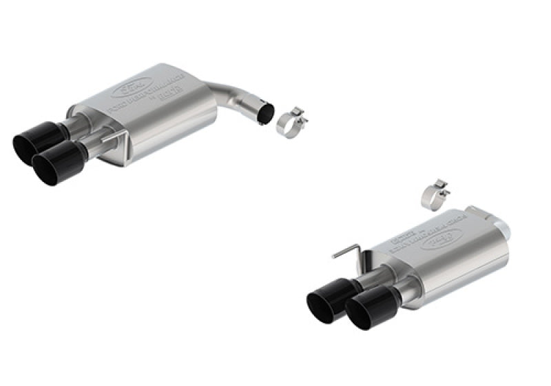 Ford Racing 2024 Mustang 5.0L Touring Non-Active Axle-Back w/GT Valance & Black Tip M-5230-M5TBV