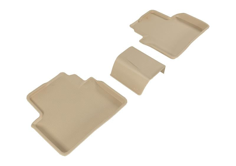 3D MAXpider 2016-2020 Honda Civic Kagu 2nd Row Floormats - Tan L1HD07421502