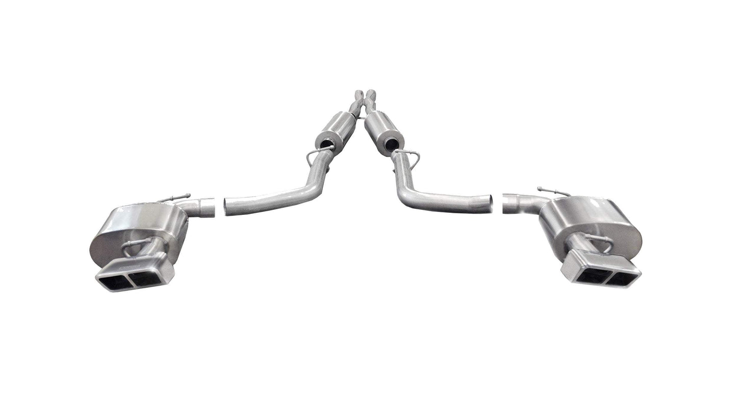 Corsa Xtreme / 2.75 in Cat-Back GTX2 Tips | 2011-2014 Challenger SRT 6.4L Manual (14424)