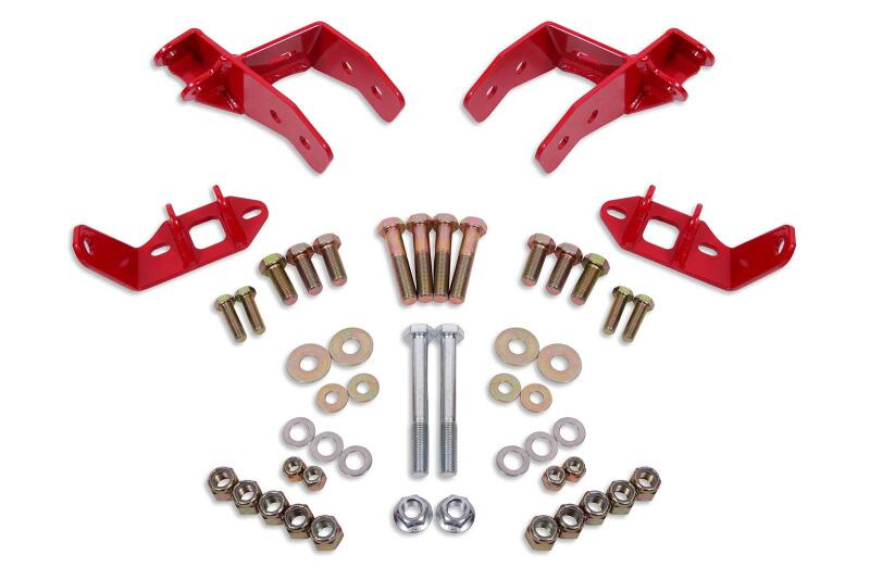 BMR Suspension BMR 78-87 G-Body Coilover Conversion Kit Rear Non-adj Shock Mount w/o CAB - Red CCK461R