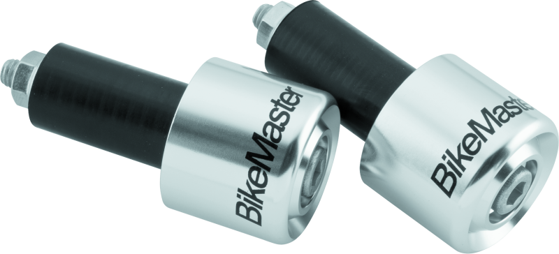 BikeMaster Anodized Aluminum Barend Pair - Silver 152128