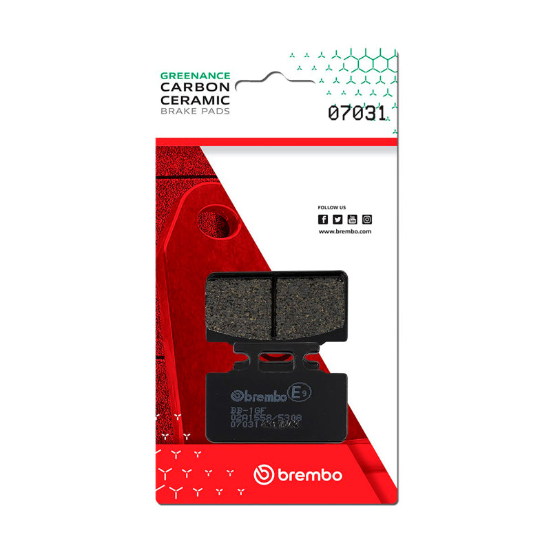 Brembo OE Honda Nh/Honda Lead/SYM Mio Carbon Ceramic Brake Pad - Front 07031