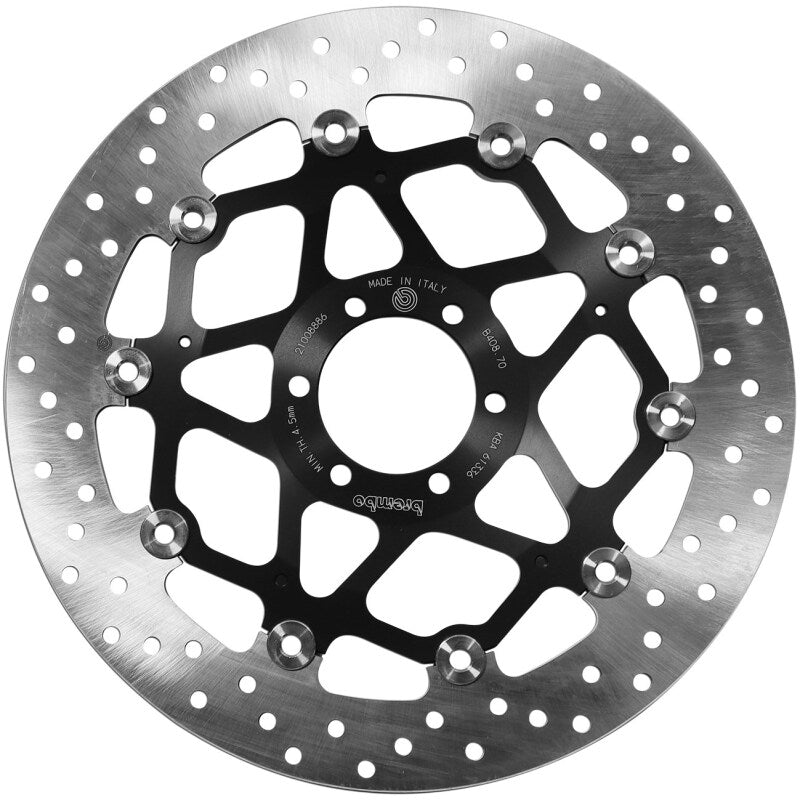 Brembo OE 92-92 BMW G Xmoto 650CC/1992 Ducati Monster Dark 400CC 320x5mm Brake Disc - Front Floating 78B40870