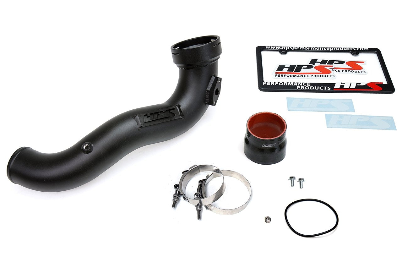 HPS Performance HPS Intercooler Intake Charge Pipe Turbo Boost 13-15 BMW X1 xDrive35i N55 3.0L Turbo, Black
