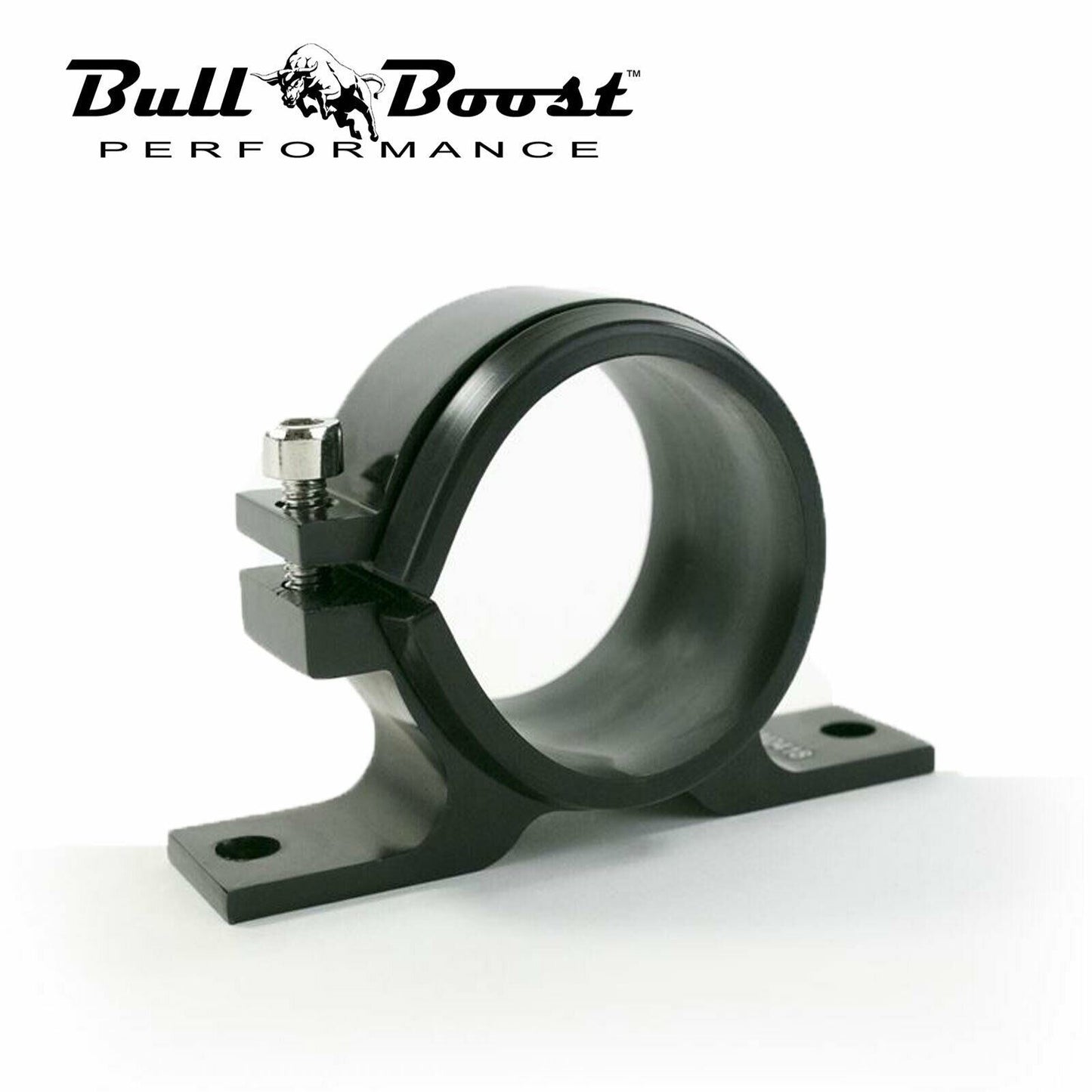 BLACK Fuel Pump Mounting Bracket Single Filter Clamp 044 60mm