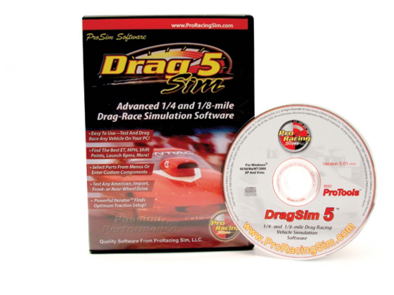 Comp Cams SOFTWARE, DRAG SIM 5