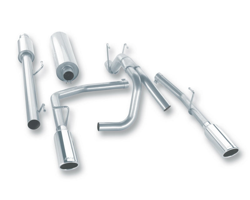 Borla 06-08 Dodge Ram 1500 5.7L V8 AT/MT 2&4WD 4Dr CC-SB Cat-Back Single Spilt Rear Exit Exhaust 140187