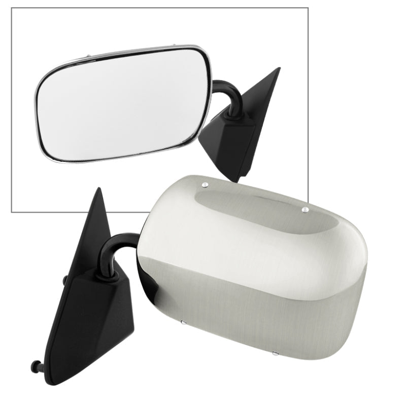 SPYDER Xtune Chevy Blazer 92-94 OE Mirror Stainless Steel Manual Left MIR-08028-422-M-L 9934650