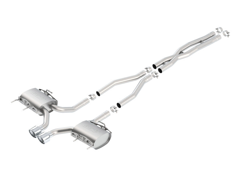 Borla 11-13 Cadillac CTS V Coupe 6.2L 8cyl 6spd RWD Touring Catback Exhaust w/ X-Pipe 140433