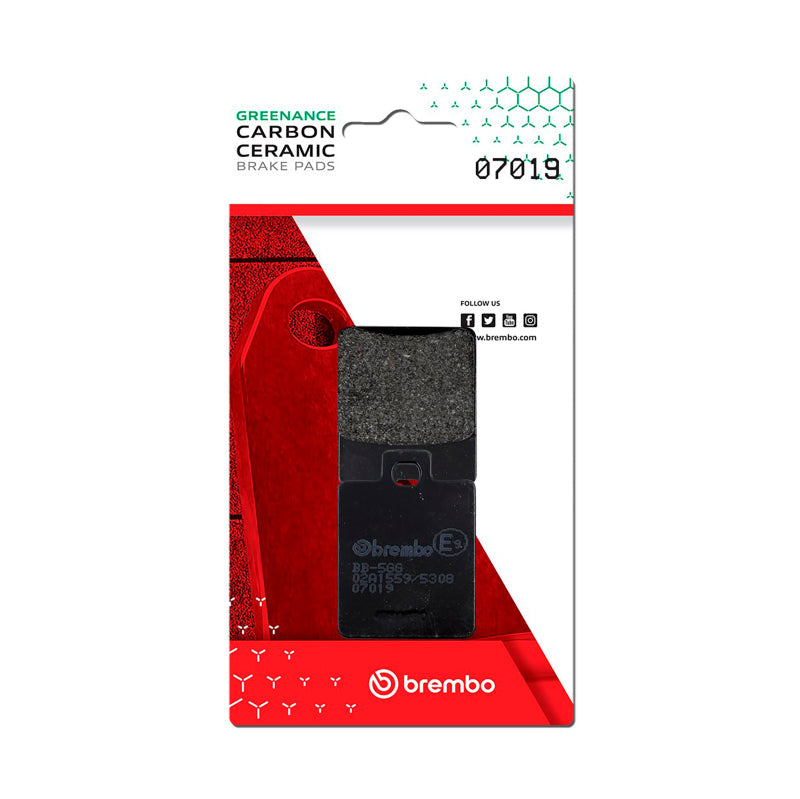 Brembo OE Piaggio Zip Carbon Ceramic Brake Pad - Front 07019