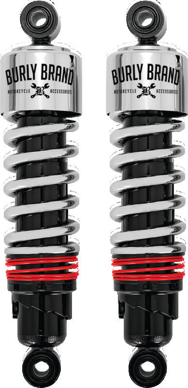 Burly Brand Slammer Shocks XL - Chrome B28-1206