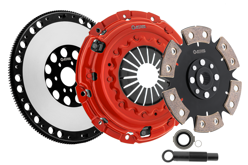 Action Clutch 01-03 BMW 323ci 2.5L (2-Door) RWD Stage 4 Clutch Kit (1MD) w/Lightened Flywheel ACR-3490