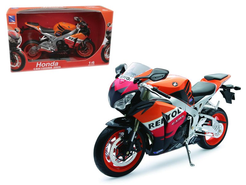 2009 Honda CBR1000RR "Repsol" 1/6 Diecast Motorcycle Model by New Ray free shipping USA