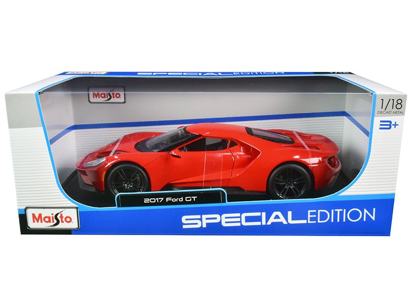 2017 Ford GT Red with Black Wheels "Special Edition" 1/18 Diecast Model Car by Maisto free shipping USA