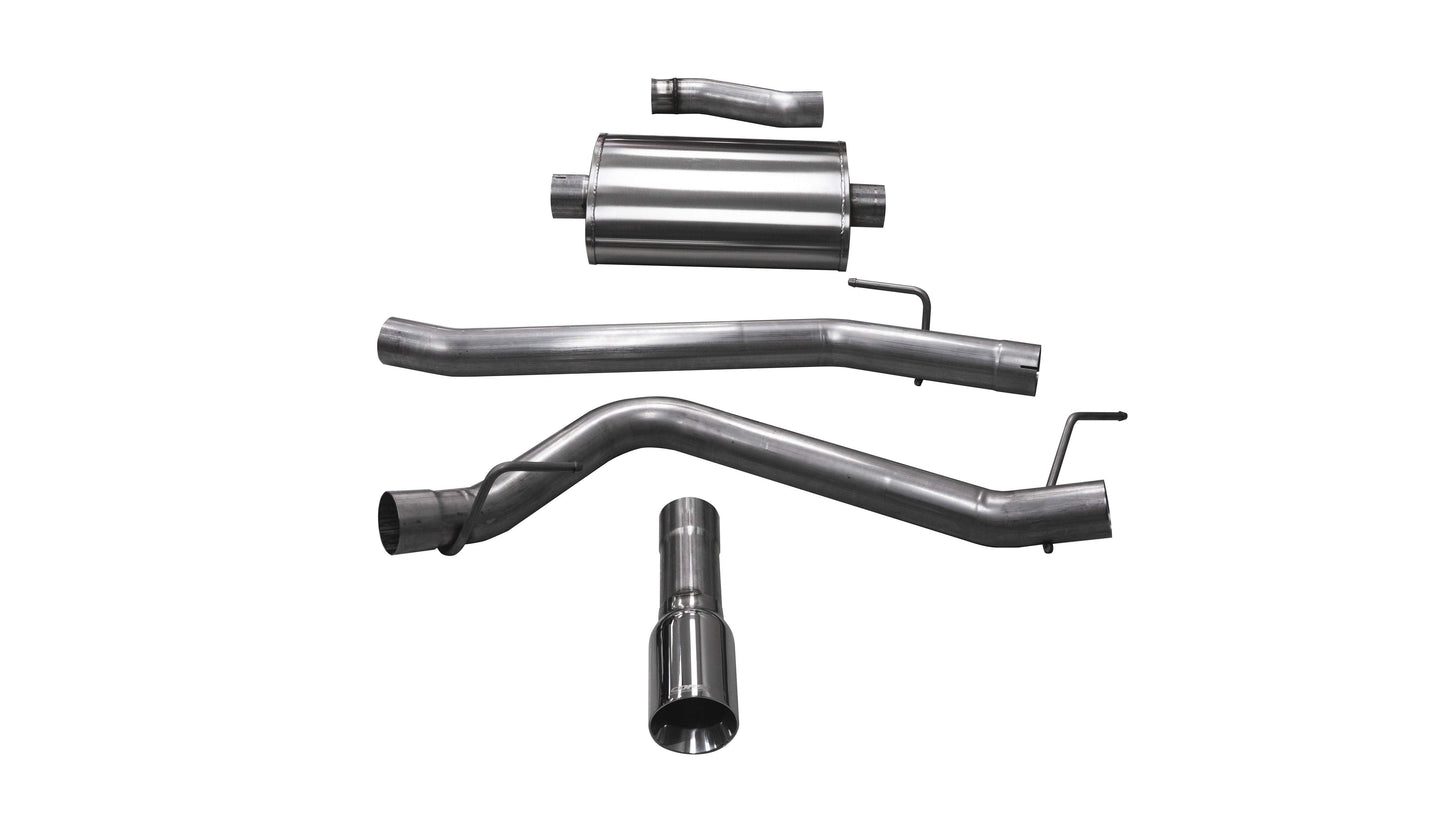Corsa Sport, Touring / 3.0 in Cat-Back Single 4.0 in | 2020-24 Jeep Gladiator JT 3.6L (21060, 21062)