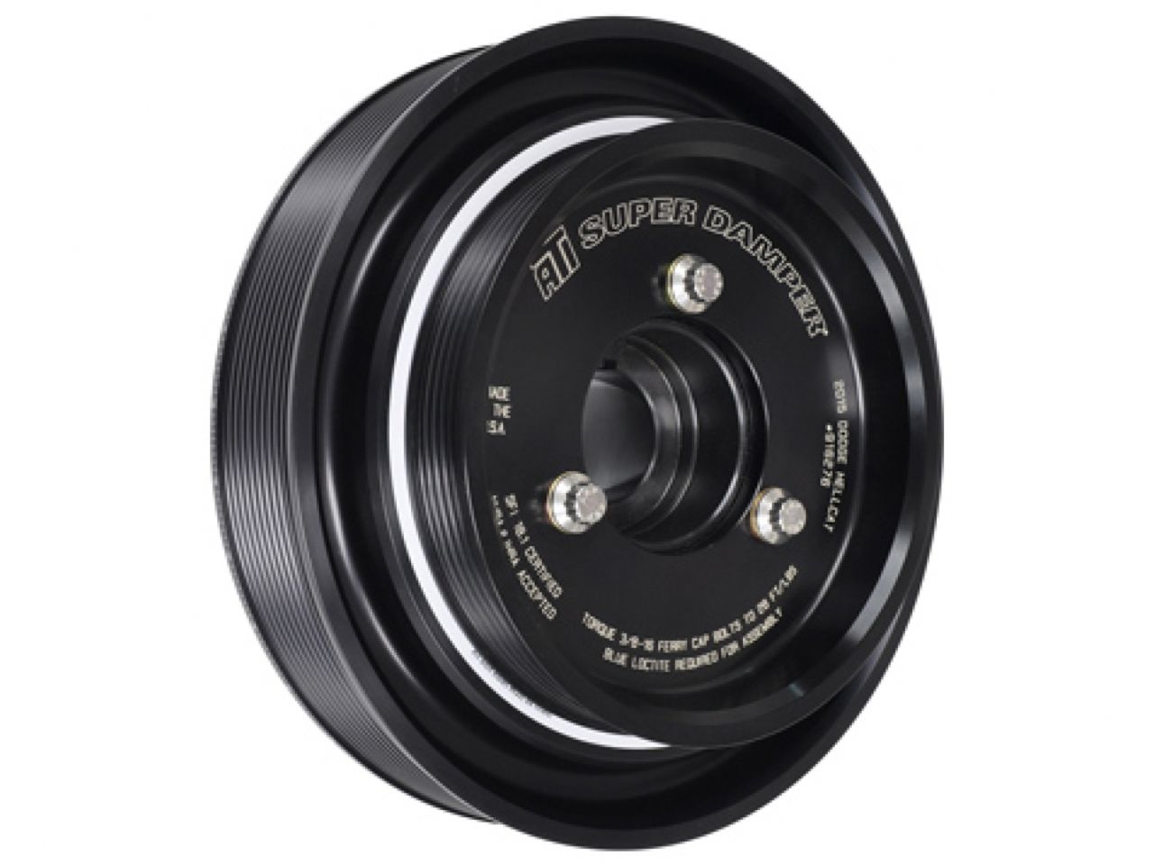 ATI Performance Products Damper - 6.75 - Al - 6 Serp Grv - Chry 6.1/392 Hemi 5% Od