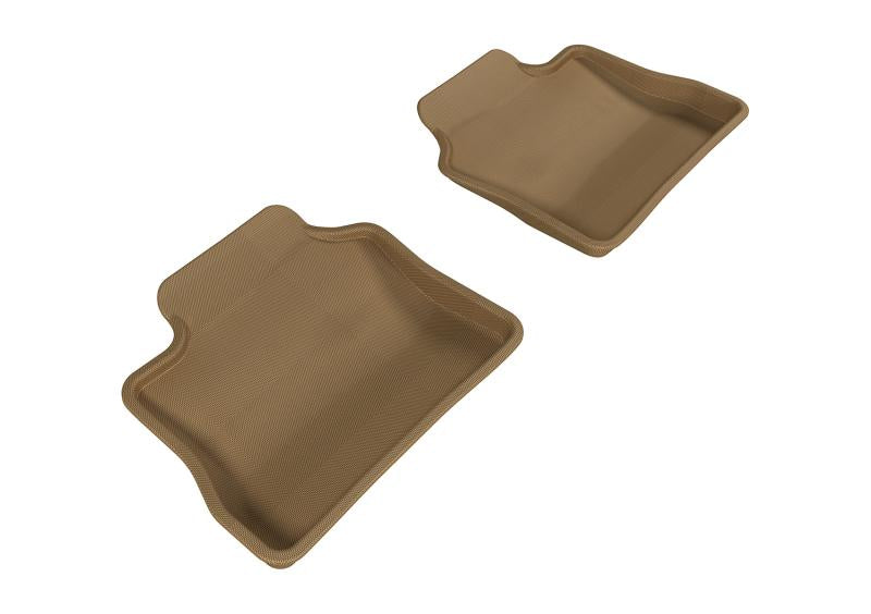 3D MAXpider 2010-2016 Porsche Panamera Kagu 2nd Row Floormats - Tan L1PO00621502