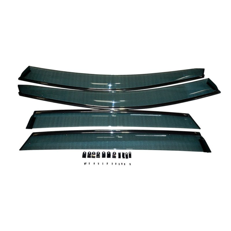 BLOX Racing 07-11 CRV Door Sun Visors Smoke Acrylic 4pcs BXPP-62005